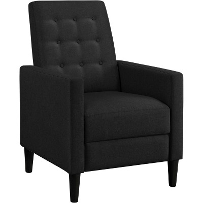 Yaheetech Fabric Tufted Upholstered Recliner Sofa Chair Adjustable Back & Footrest