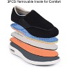 Diabetic Shoes for Women Wide Width Elderly Shoes Adjustable Closure Lightweight Swollen Feet Walking Sneakers - 4 of 4