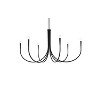 Elegant Lighting Layne 50 inch chandelier in Black - 3 of 4