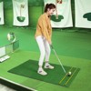 Costway 5 x 3 FT Golf Hitting Mat Artificial Indoor Outdoor Turf Golf Training Mat 27 mm - 2 of 4