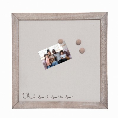 Transpac Wood 20" Multi Spring Magnetic This is Us Board