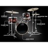 DW Design Series Mini-Pro 4-Piece Shell Pack With 16" Bass Drum Tobacco Burst - 2 of 3