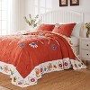 Greenland Home Fashions 3pc Topanga Reversible Cotton Rich Bedspread Set - 2 of 4