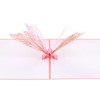 Unique Bargains Butterfly Flower Thickened Paper 3D Funny Birthday Card for Friends Gift - 3 of 4