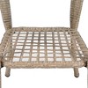 UNISOAR 3PC Patio Seating Set with Two Swiveling and Rocking Chairs - 2 of 4