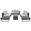 YOOCOZZ 6-Person Diamond Conversation Set - Extendable Table & Deep Cushions - 4 of 4