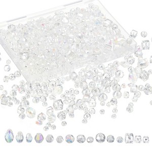 Unique Bargains Craft Embellishments DIY Jewelry Making Loose Glass Beads - 1 of 4