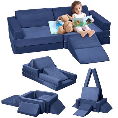 Kids Play Couch 12pcs Modular Playset Foam Nugget Couch For Toddlers Children convertible Kids Couch Sofa Indoor Furniture For Playroom Target