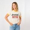 Simply Sage Market Women's Baseball Mom Teddy Bear Short Sleeve Ringer Tee - 2 of 4