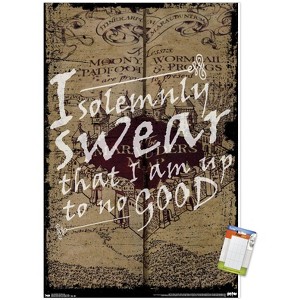 Trends International Harry Potter - The Marauder's Map - I Solemnly Swear Unframed Wall Poster Prints - 1 of 4