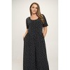 WEST K Women's Jana Plus Size Short Sleeve Knit Jumpsuit - 4 of 4