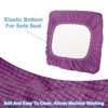 Unique Bargains Polyester Elastic Bottom Non-Slip Sofa Couch Cushion Cover 20"x20" - 4 of 4