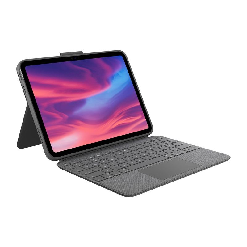 Logitech Combo Touch for iPad 10th Gen - Oxford Gray, 1 of 10