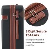 Whisen 4-Piece Luggage Set with Packing Cubes & TSA Lock (16"/20"/24"/28") - 4 of 4