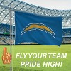 NFL Los Angeles Chargers 3 x 5 Outdoor Durable House Flag with Grommets | Sport Team Flag & Banner | Indoor Wall Decor Flag - 2 of 4