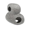 Unique Bargains Ceramic Aquarium Hideaway Rock Cave Fish Tank Decoration Gray 3.54"x2.95"x3.7" - 3 of 4