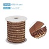 Unique Bargains Single Face Metallic Glitter Velvet Ribbon for DIY Crafts Gift Wrapping - 2 of 3