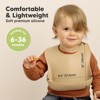 KeaBabies 2-Pack Silicone Bibs For Babies, Food Grade Silicone Baby Bibs for Eating, Feeding, Toddler Bibs, Boys, Girls - 3 of 4