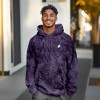 Dalix Ghost Embroidery Washed Hoodie Sweatshirt Fleece Relaxed Fit Lounge Mens - 3 of 4