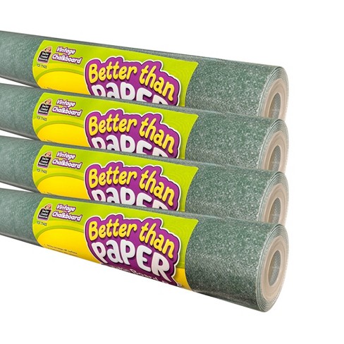 Teacher Created Resources® Better Than Paper Bulletin Board Roll, Vintage  Chalkboard, 4-Pack