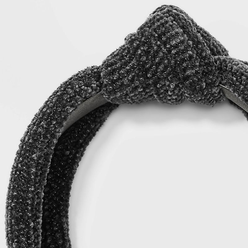 Chenille Fabric Knot Top Headband - Universal Thread™, 3 of 7