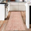 Solid Low-Pile Area-Rug, Indoor Outdoor Washable Rugs, Non Slip Front Door Mat, Easy Cleaning Non Shedding, Pet-Friendly Rug for Living Room Bedroom - 2 of 4