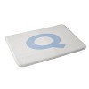Deny Designs April Lane Art Block Monogram Memory Foam Bath Mat - 2 of 4