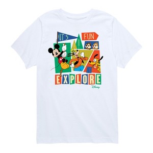 Boys' - Disney - Its Fun To Explore Short Sleeve Graphic T-Shirt - 1 of 4