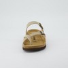 CUSHIONAIRE Luna Cork Footbed Women's Sandals-Comfortable Slip-On Slides with Adjustable Straps & Memory Foam|Beach Essential Summer Sandals for Women - 3 of 4