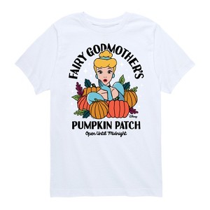 Girls' - Disney Princess - Fairly Godmother's Pumpkin Patch Short Sleeve Graphic T-Shirt - 1 of 4