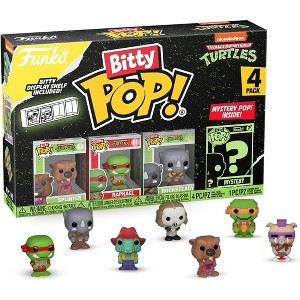 Funko Bitty POP! Teenage Mutant Ninja Turtles 4-Pack – Splinter, Raphael, Rocksteady & Mystery Mini Figure - 1 of 4