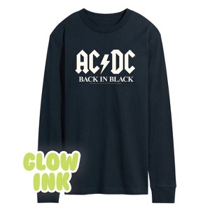 Men's - AC/DC - Glow In The Dark Long Sleeve Graphic T-Shirt - 1 of 4