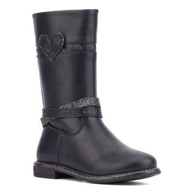 Olivia Miller Girl's Toddler Heart Boot Mid Calf Boots