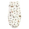 Hudson Baby Cotton Swaddle Wrap, Forest Animals, 0-3 Months - 3 of 4