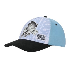 Sonic the Hedgehog Woven Character Patch Youth Blue & Black Traditional Adjustable Hat - 1 of 4