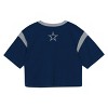 NFL Dallas Cowboy Women's Short Sleeve Fashion Crop Jersey - 3 of 3