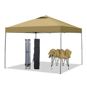 Ainfox 10'×10'  Portable Canopy With Carrying Bag - 1 of 4