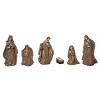 Transpac Resin 7.99 in. Brown Christmas Elegant Gilded Nativity Set of 6 - 2 of 3