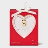 14K Gold Dipped Cubic Zirconia Ace of Hearts Pendant Necklace - A New Day™ Gold/Red - 3 of 4