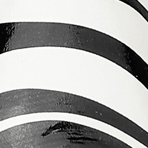 black white