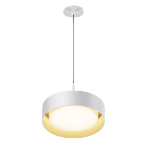 ET2 Lighting Echo 1 - Light Pendant in  White/Gold - 1 of 2