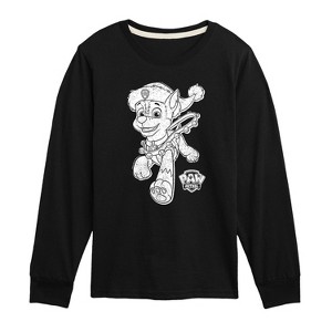 Boys' - Paw Patrol - Chase Christmas Bells Long Sleeve Graphic T-Shirt - 1 of 4