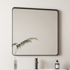 Black Rectangular Bathroom Mirror, Vanity Mirror Dressing Mirror, for Bathroom, Living Room, Bedroom Wall Decor - 4 of 4
