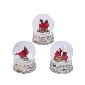 Gerson - Cardinal Snow - Snowglobe - Multicolored - 4.25 in. - Case of 3 - 1 of 1