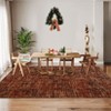 Washable Area Rug for Living Room Contemporary Non Slip Bedroom Rug Modern Rug  Low Pile Carpet Stain Resistant Throw Rugs for Dining Room - 3 of 4