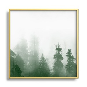 Nature Magick Green Forest Adventure Metal Framed Art Print - Deny Designs - 1 of 4