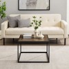 NicBex Contemporary Coffee Table Rectangle/Square Parquet Wood Top Modern Design, Easy Assembly for Living Room or Office - 2 of 4
