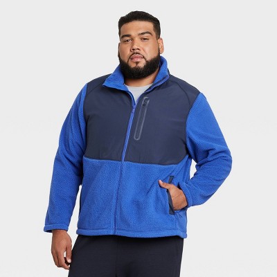 mens fleece jacket target