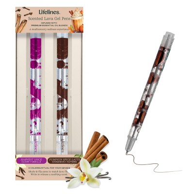 Lifelines 2pk Scented Lava Pens Brown/Mauve