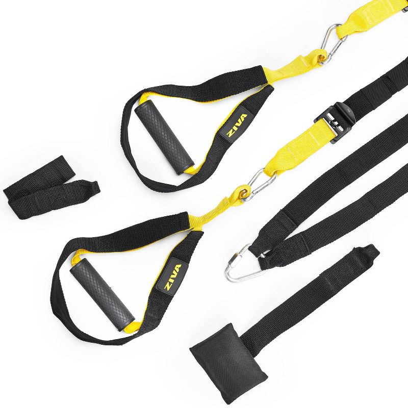 ZIVA Performance Bodyweight Training System - Yellow/Black, 1 of 11